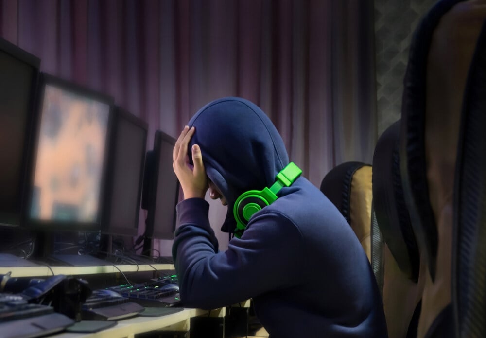 Gaming addiction causes poor posture from long sitting without ergonomics. Modern technology can be addicting and isolating