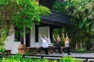Yoga helps to harmonise the mind and body.