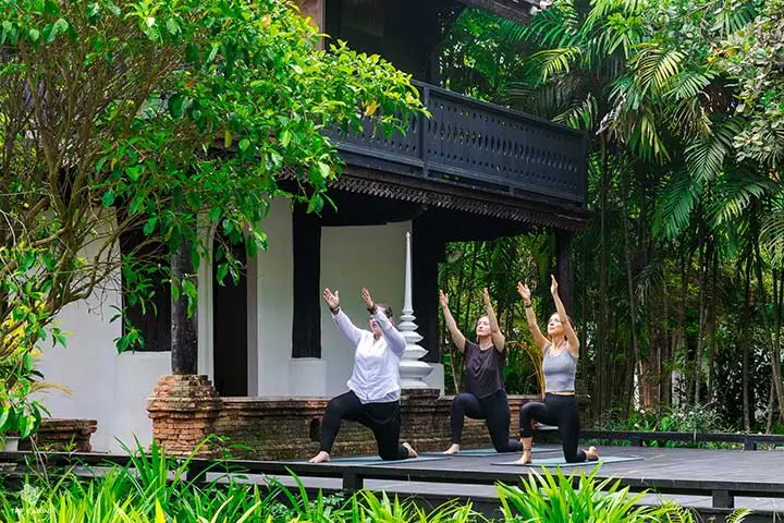 Yoga helps to harmonise the mind and body. Yoga helps to harmonise the mind and body.